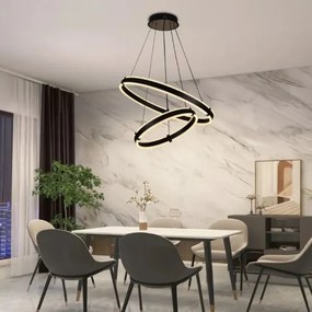 Lustră LED dimabilă pe cablu LED/140W/230V 3000-6500K + telecomandă