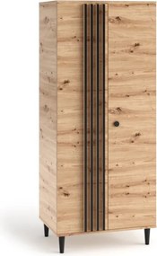 Dulap LIVIA 10 – 80x56x196 cm – Stejar Artisan