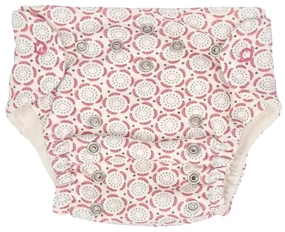 Mamatti Set scutece pânză EKO - chiloți + 2 x scutec, mărimea. 3 - 8 kg, Rosette 5-14 kg