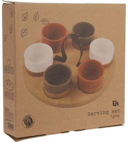 Set de servit Natura, 7 piese