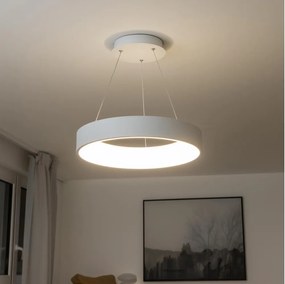 Brilagi - Lustra LED reglabilă pe cablu, 40W/230V, 3000-6500K, albă, cu telecomandă