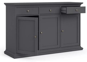 Comodă gri joasă 144x92 cm Paris – Tvilum