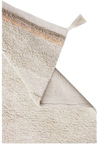 Covor crem lavabil/țesut manual din bumbac 170x240 cm Bloom Natural – Lorena Canals