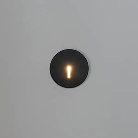 Kanlux 90796 - Corp de iluminat LED pentru scări MAGNIK LED/1,7W/230V CCT negru, rotund
