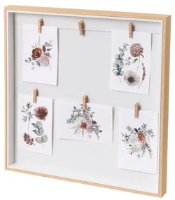 Ramă foto de perete în culoare naturală 43x43 cm – Casa Selección