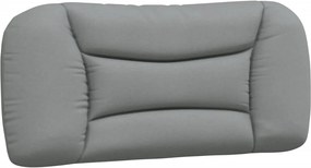 vidaXL Pernă tăblie de pat, Hvar, gri deschis, 90 cm, material textil