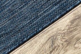 Covor SISAL SION A5165A Melanj țesute plate albastru inchis