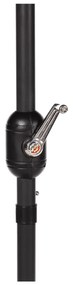 Umbrelă de soare fără suport Bonami Essentials Sun, ø 300 cm, negru