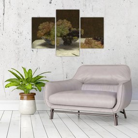 Tablou - Henri Fantin-Latour, Still Life with Grapes and a Carnation, reproducere (90x60 cm)