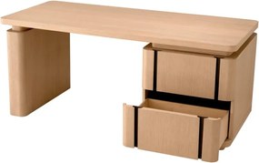 Birou design LUX Modesto, Natural oak