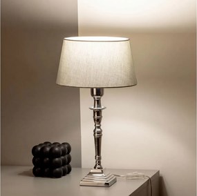 BRILAGI - Lampă de masă CERIA 1xE27/60W/230V Ø 25 cm argintiu/gri