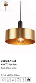 Lustra, Pendul design industrial Knox