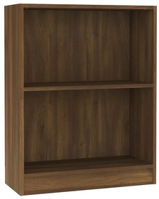 815086 vidaXL Bibliotecă, stejar maro, 60x24x76 cm, lemn prelucrat