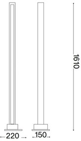 Lampadar LED dimabil Ideal Lux CRAFT LED/26W/230V CRI 90