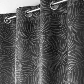 Draperie gri antracit din catifea 140x240 cm Analia – douceur d'intérieur