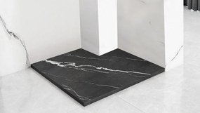 Cadita de dus Bazalt Carrara neagra 90x90