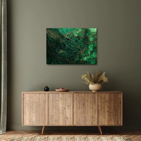 Tablou - Imagine microscopică verde (70x50 cm)
