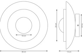 Aplică de perete POPPI 1xG9/8W/230V alb