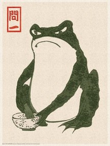 Poster Japanese Grumpy Toad