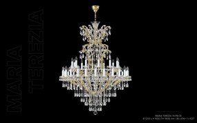 Candelabru Cristal Bohemia Exclusive 36 brate MARIA TEREZIA 74