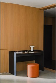 Puf teracotă cu tapițerie din lână Folk – noo.ma