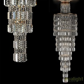 Candelabru elegant cu cristal casa scarii Niagara MYDIA003-PT50-G