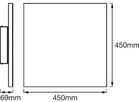 Ledvance - Lumină de plafon cu LED-uri Dimmer SMART + FRAMELESS LED/28W/230V Wi-Fi