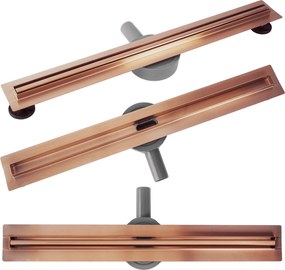 Rigola dus REA Neox Slim pro Brushed Copper 80