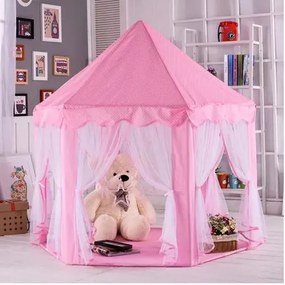 Cort pentru copii Castle Pink