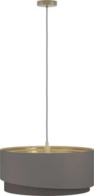 Eglo 39931 - Lustră suspendată pe cablu MANDERLINE 1xE27/40W/230V maro/auriu