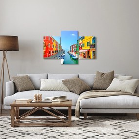 Tablou - Insula Burano, Veneția, Italia (90x60 cm)
