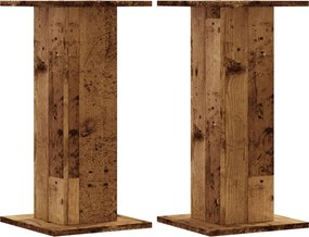 vidaXL Noptiere, 2 buc., lemn vechi, 30x30x60 cm, lemn prelucrat