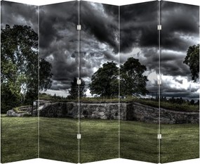 Paravan - Cerul întunecat (210x170 cm)