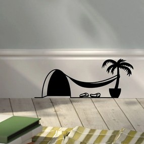 Autocolant Ambiance Mouse Hole Hamac and Palm