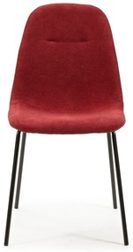 Scaune de dining roșii 4 buc. Renne – Marckeric