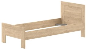 Pat pentru copii în culoare naturală fără somieră 90x200 cm Sam – Vipack