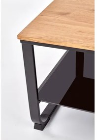 Măsuță de cafea ARTIGA 45x105 cm negru/bej