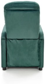 Fotoliu recliner Felipe 2 velvet verde H103 cm