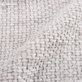 Pat matrimonial gri deschis tapițat cu spațiu de depozitare și somieră 200x200 cm Bellis – Micadoni Home