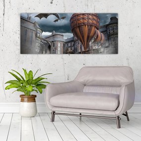 Tablou - Peisaj suprarealist (120x50 cm)