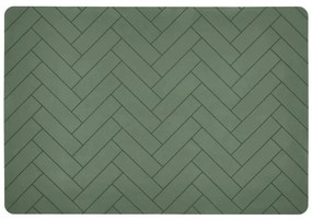 Suport din silicon pentru farfurie Södahl Tiles, 33 x 48 cm, verde