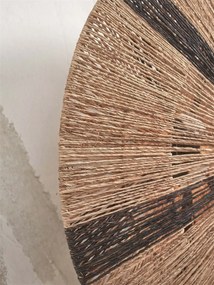 Aplica de perete eco din iuta Iguazu S disc 40cm, bl/nat