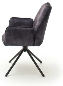 Set de 2 scaune de dining NEXORO, antracit