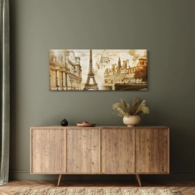 Tablou - Monumente din Paris (120x50 cm)
