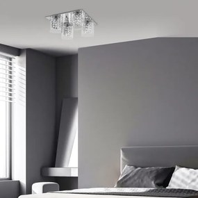 Rabalux 3115 - Plafonieră cu cristale DUCHESS 4xG9/40W/230V