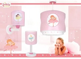 Dalber 60919 - Aplica de perete pentru copii PRINCESS DANCE 1xE27/15W/230V roz
