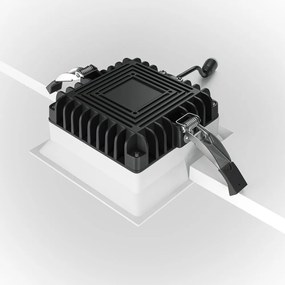 Spot LED incastrabil design tehnic Okno alb 11x11cm 3000K