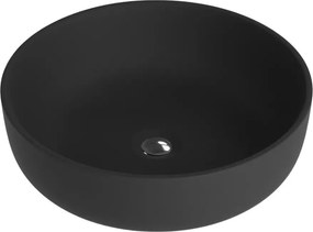 Lavoar pe blat Rune Ulrik rotund 41.5 cm negru mat