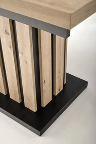 Set masa extensibila Lamello L130-180 cm + 4 scaune K520 negru