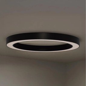 Plafonieră LED 115 W, 230 V, 3 temperaturi de culoare (3000/4000/6500 K), Ø 120 cm, negru